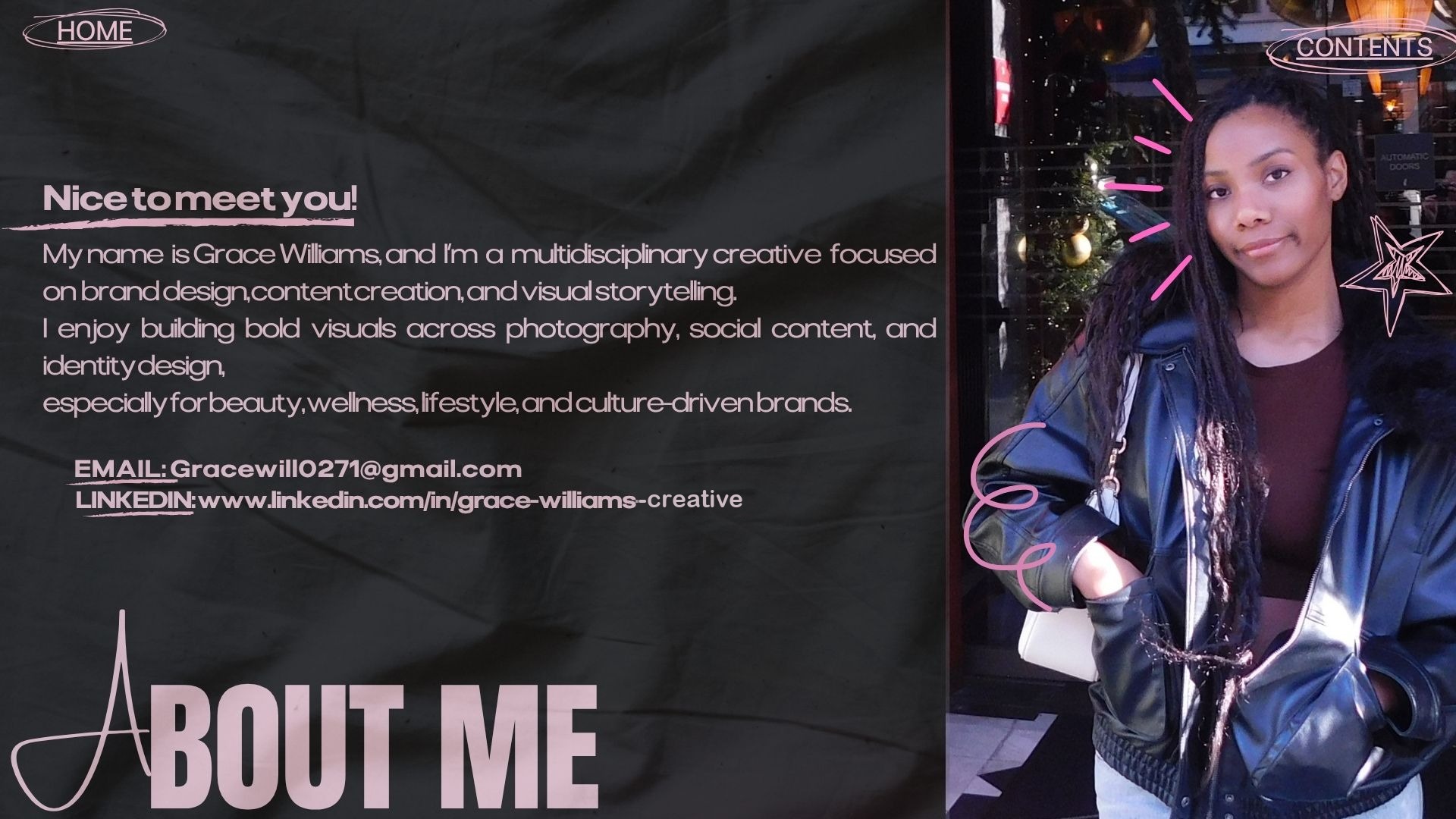 About Me — Grace Williams